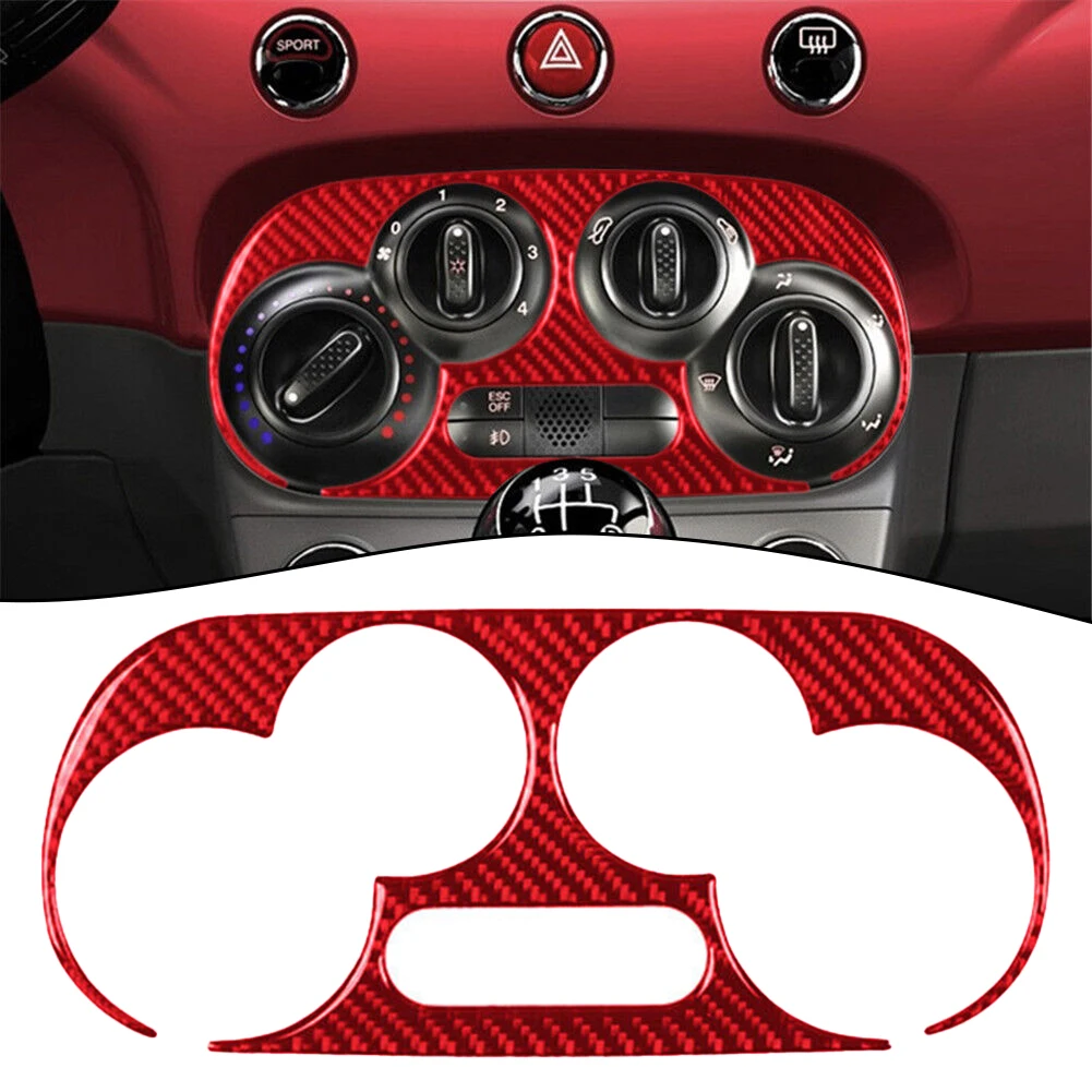 1pc Red Carbon Fiber Interior Manual Climate Console Cover Trim Stickers For Fiat 500 2012-2015 Auto Accessories
1pc Red Carbon Fiber Interior Manual Climate Console Cover Trim Stickers For Fiat 500 2012-2015 Auto Accessories