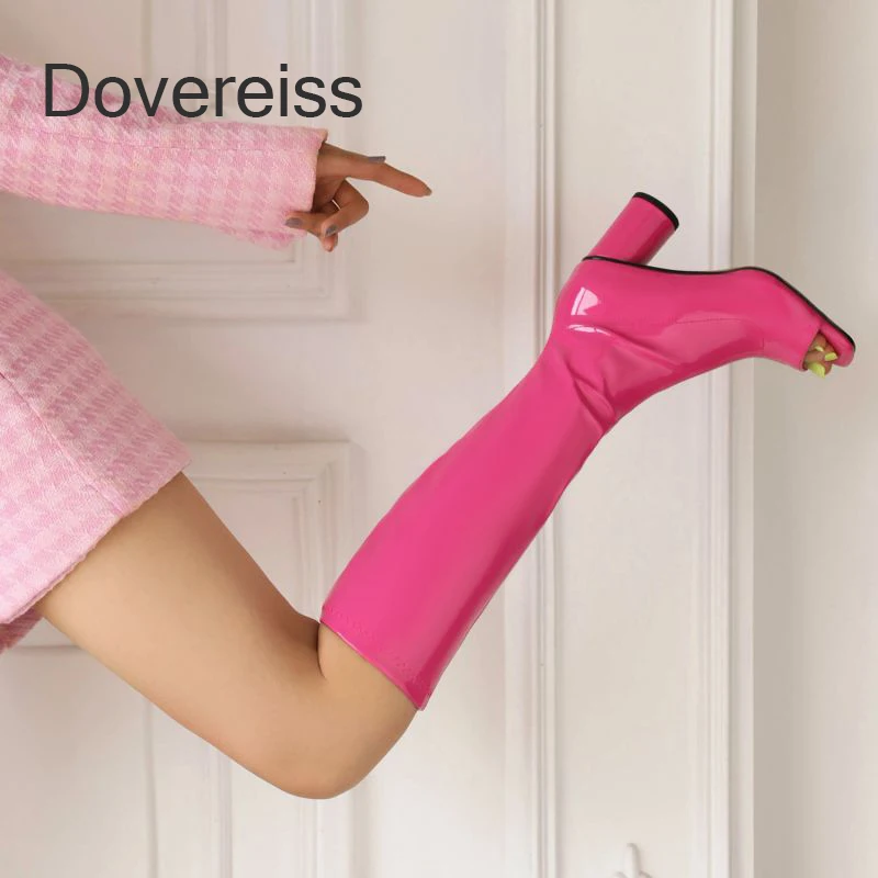 Dovereiss 2022 Fashion Female Boots Cool Boots Peep Toe White Rose Red Knee High Boots Sexy Zipper Concise Mature 42 43 44 45 46
Dovereiss 2022 Fashion Female Boots Cool Boots Peep Toe White Rose Red Knee High Boots Sexy Zipper Concise Mature 42 43 44 45 46