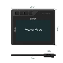 New GAOMON S620 6.5 x 4 Inches 8192 Level Battery-Free Pen Support Android Windows Mac Digital Graphic Tablet for Drawing &
New GAOMON S620 6.5 x 4 Inches 8192 Level Battery-Free Pen Support Android Windows Mac Digital Graphic Tablet for Drawing &