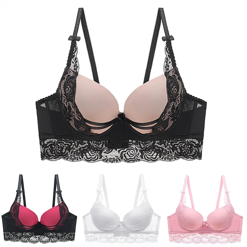 Women Sexy Lace Underwear Push Up Bras Plus Size B C Cup Brassiere Female Bralette Sutian Feminino Ropa Mujer Soutien Gorge 2023
Women Sexy Lace Underwear Push Up Bras Plus Size B C Cup Brassiere Female Bralette Sutian Feminino Ropa Mujer Soutien Gorge 2023