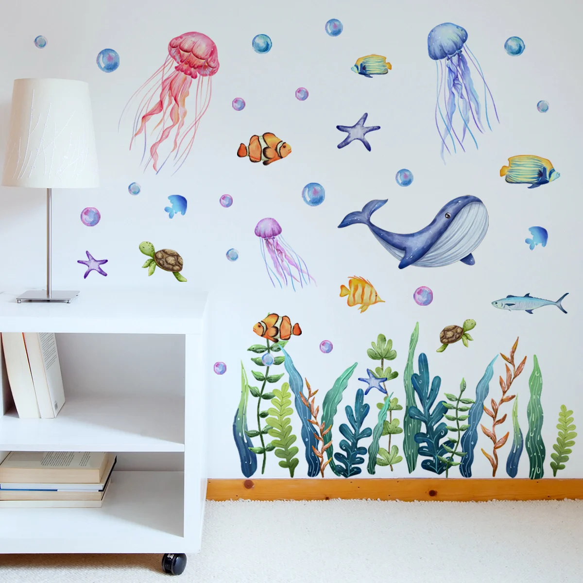 Funny Underwater World Kids' Room Decor Wall Stickers Creative Decorate Stickers Wall Children' S Room Wall Stickers
Funny Underwater World Kids' Room Decor Wall Stickers Creative Decorate Stickers Wall Children' S Room Wall Stickers