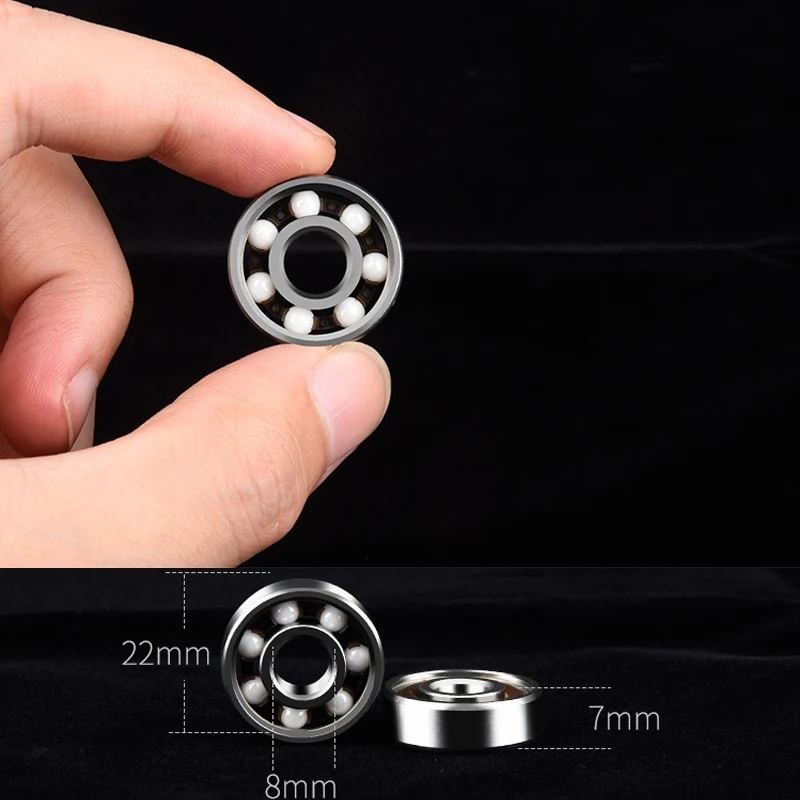 Ceramic ball 608RS Inline Roller Skate Wheel Bearing ABEC 11 Anti-rust Skateboard Wheel Bearing 608 8x22x7mm shaft
Ceramic ball 608RS Inline Roller Skate Wheel Bearing ABEC 11 Anti-rust Skateboard Wheel Bearing 608 8x22x7mm shaft