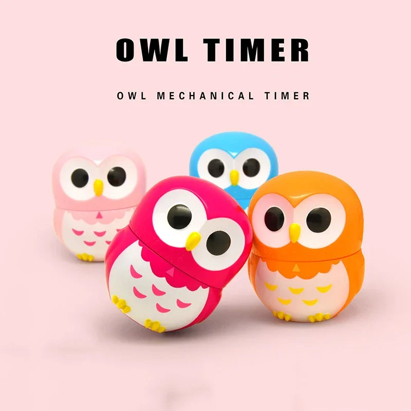 

Kitchen Timer Cute Countdown Timed Alarm Clock Child Study Timer Mechanical Creative Owl Cook Baking Tools Gadgets Free Shipping