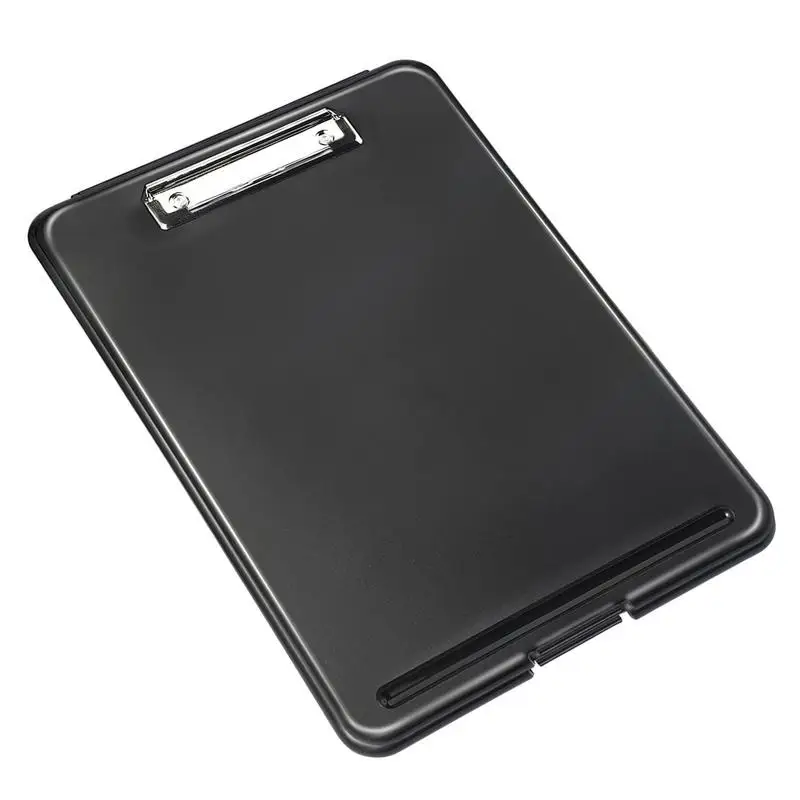 Storage Clipboard Multifunctional A4 Folder Board With Pen Holder Lightweight Black Clipboard Folio For Students Teachers Nurses
Storage Clipboard Multifunctional A4 Folder Board With Pen Holder Lightweight Black Clipboard Folio For Students Teachers Nurses