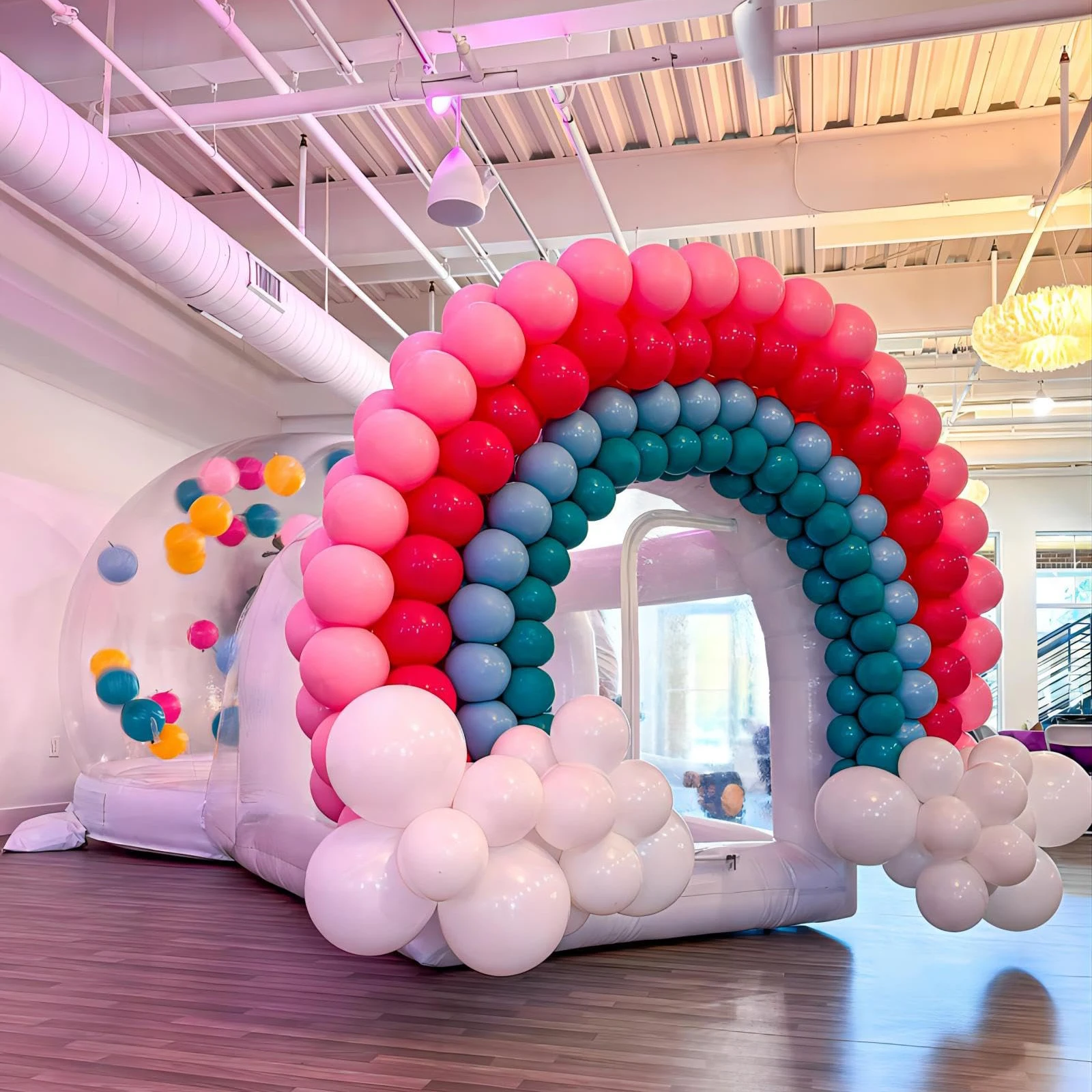 Dia 3M Inflatable Bubble House with Trampoline Clear Dome PVC Tent with Blower Kids Jumping bed Party Event Commercial Rental
Dia 3M Inflatable Bubble House with Trampoline Clear Dome PVC Tent with Blower Kids Jumping bed Party Event Commercial Rental