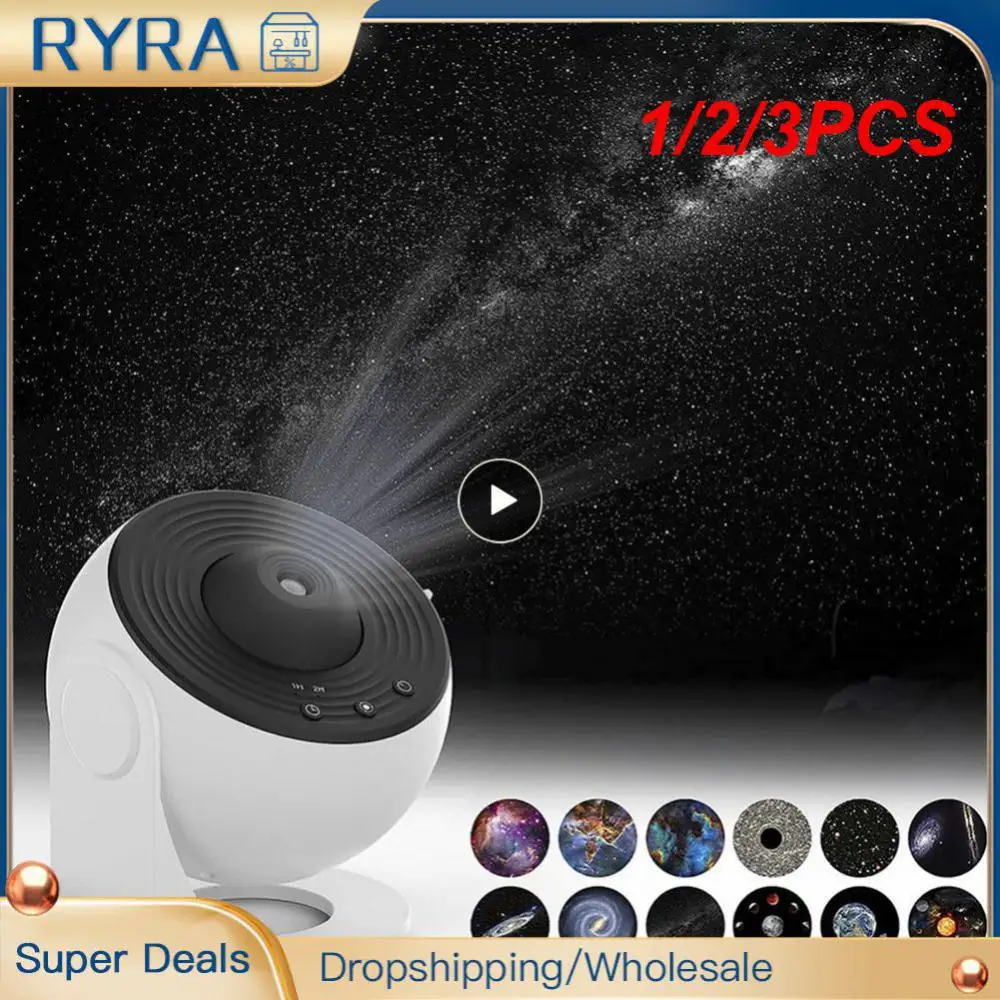 1/2/3PCS Night Light Galaxy Projector Starry Sky Projector 360° Rotate Planetarium Lamp For Kids Bedroom Valentines Gift
1/2/3PCS Night Light Galaxy Projector Starry Sky Projector 360° Rotate Planetarium Lamp For Kids Bedroom Valentines Gift