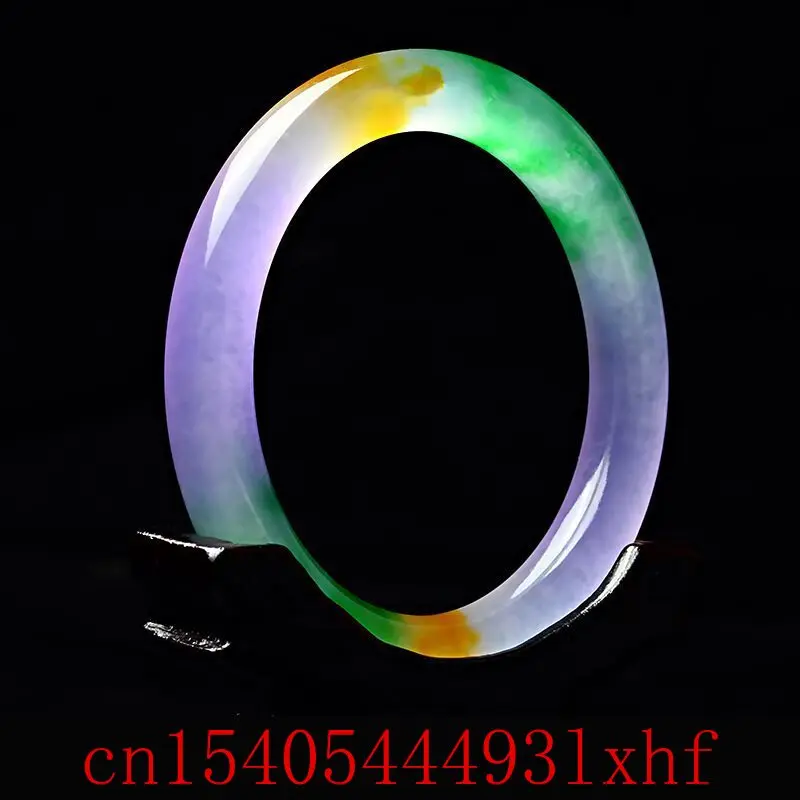 Genuine Natural Colorful Jade Round Bangle Bracelet Fashion Fine Jewelry Jadeite Designer Luxury Charm Amulet Gifts for Women
Genuine Natural Colorful Jade Round Bangle Bracelet Fashion Fine Jewelry Jadeite Designer Luxury Charm Amulet Gifts for Women