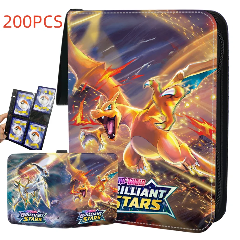 200 Pcs Pokemon Collection Folder Newly Upgraded Black Inner Pages Anime Binder Photocards Toys Hobbies Card Games Album Game
200 Pcs Pokemon Collection Folder Newly Upgraded Black Inner Pages Anime Binder Photocards Toys Hobbies Card Games Album Game