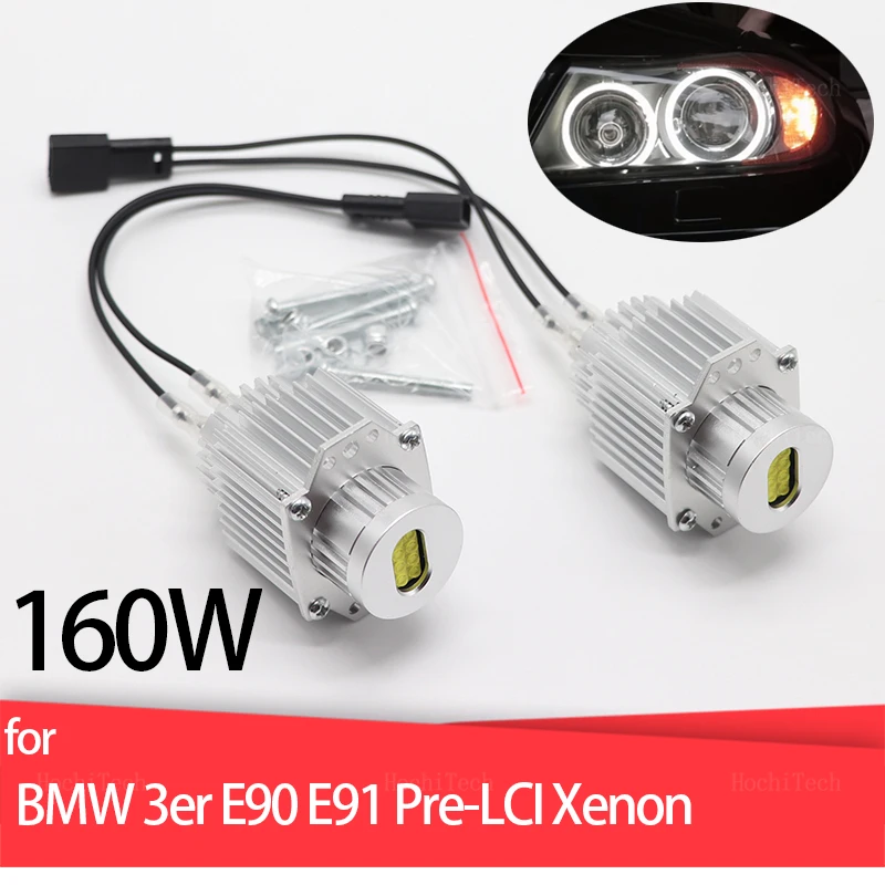 160W Angel Eyes Marker Light Bulbs Bright Headlights Replacement For BMW E90 E91 3 Series 320 325i 328i 335i Pre LCI 2004-2008
160W Angel Eyes Marker Light Bulbs Bright Headlights Replacement For BMW E90 E91 3 Series 320 325i 328i 335i Pre LCI 2004-2008