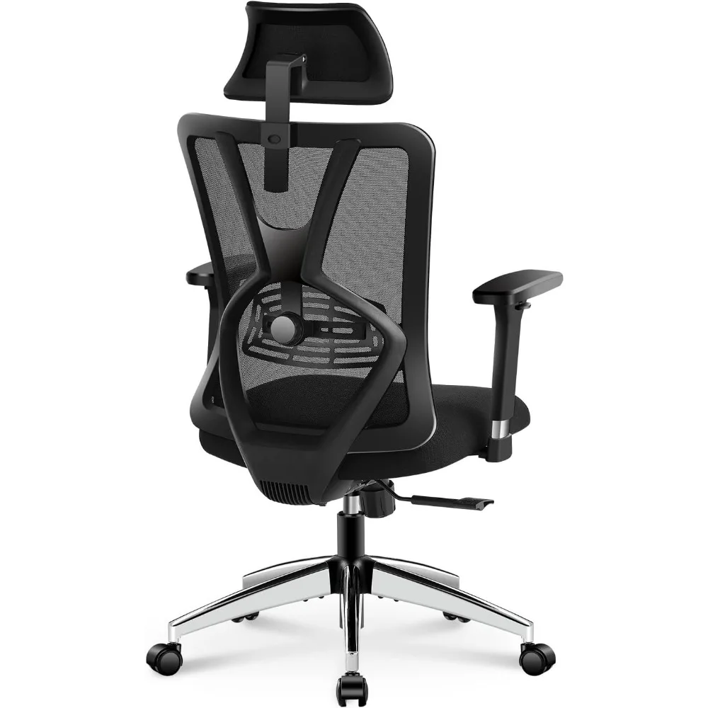Ergonomic Office Chair - with Adjustable Lumbar Support 3D Metal Armrest - 130° Mesh with Thick Seat Cushion Rotatable Headrest
Ergonomic Office Chair - with Adjustable Lumbar Support 3D Metal Armrest - 130° Mesh with Thick Seat Cushion Rotatable Headrest