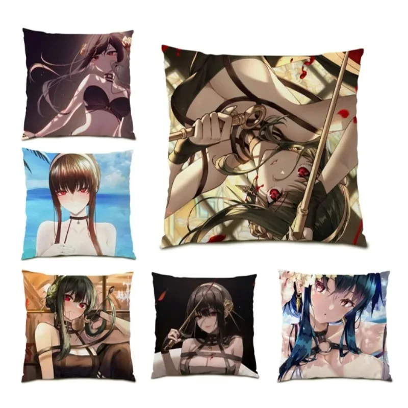Anime Pillowcase Kawaii Girl 45x45 cm Deluxe Printed Geometric SPYxFAMILY Double Sided Cushion Cover Cartoon Home Decor E1619 
Anime Pillowcase Kawaii Girl 45x45 cm Deluxe Printed Geometric SPYxFAMILY Double Sided Cushion Cover Cartoon Home Decor E1619