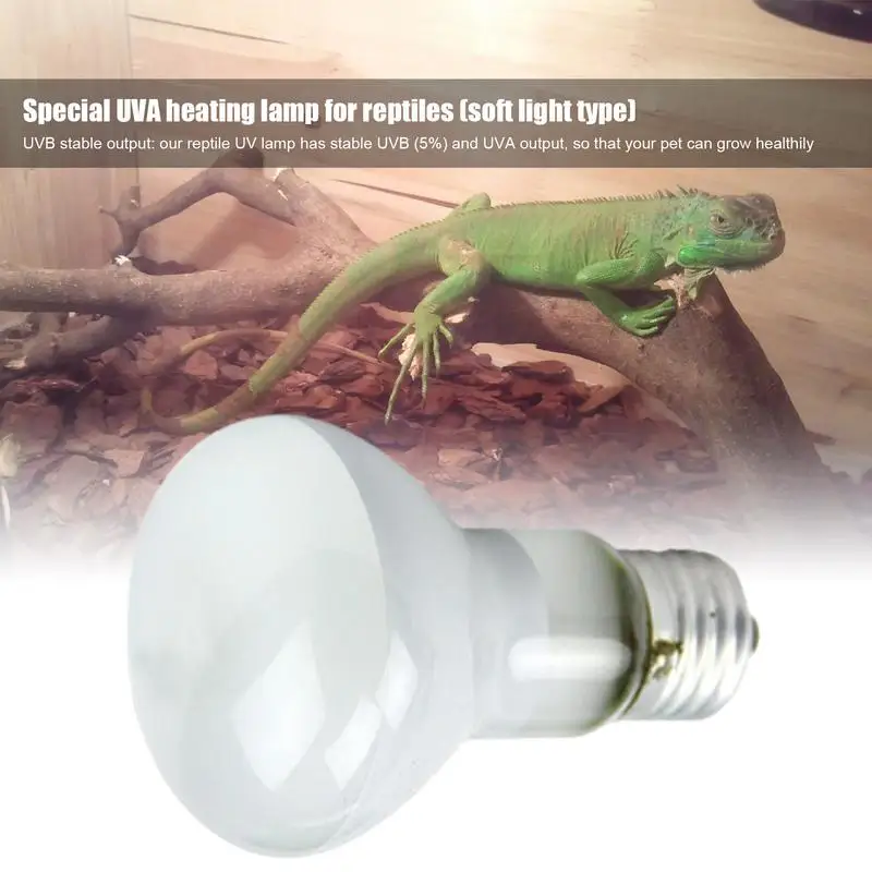 Reptile Heat Lamp Perfect Spectrum Heating Light Reptile Lights UVA UVB Stable Output Strengthen Bone And Digestion For Lizard
Reptile Heat Lamp Perfect Spectrum Heating Light Reptile Lights UVA UVB Stable Output Strengthen Bone And Digestion For Lizard