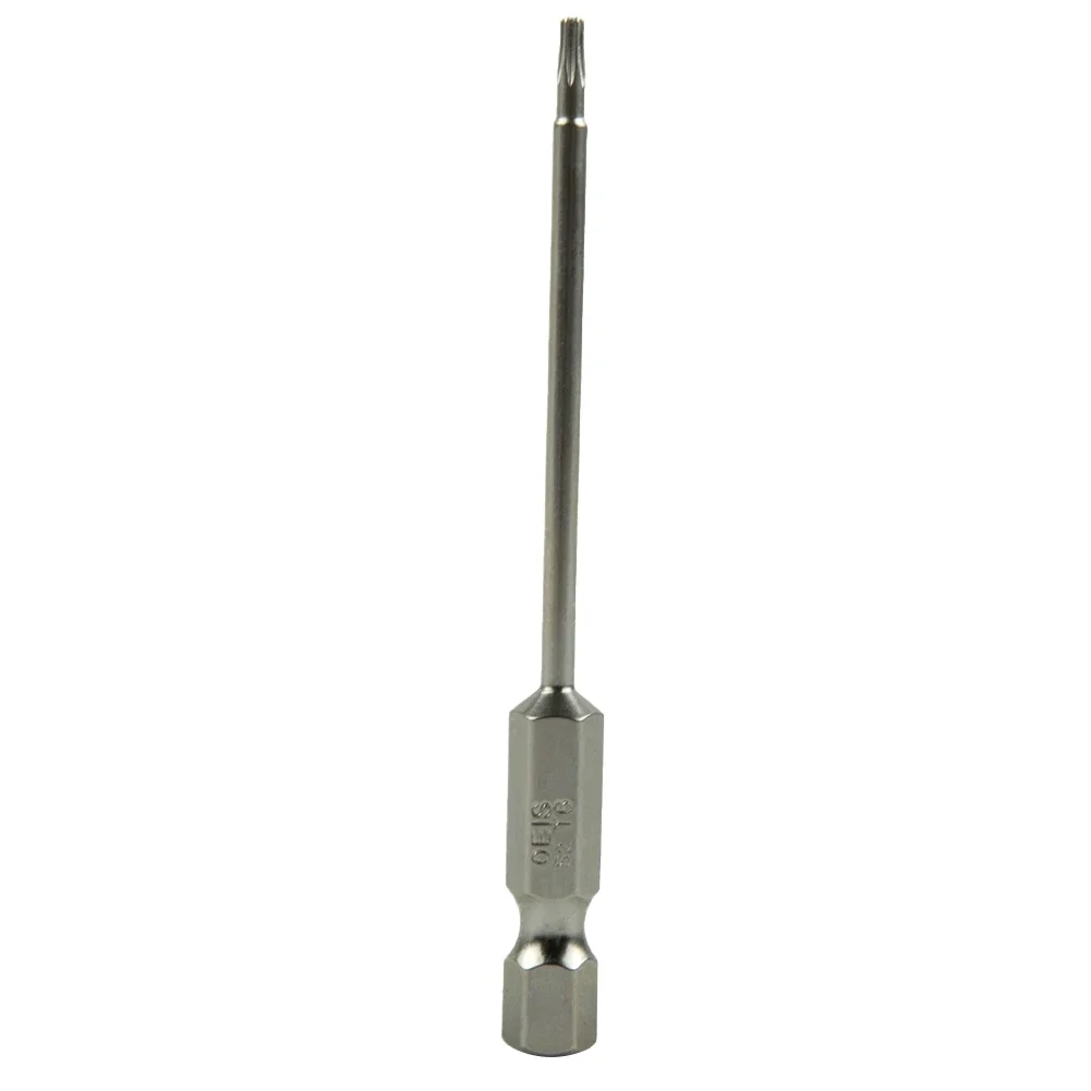 1Pc Torx Screwdriver Bit Set 6.35mm Hex Shank Security Magnetic Head T7/T8/T9/T10/T15/T20/T25/T27/T30/T40 75MM Extra Long
1Pc Torx Screwdriver Bit Set 6.35mm Hex Shank Security Magnetic Head T7/T8/T9/T10/T15/T20/T25/T27/T30/T40 75MM Extra Long
