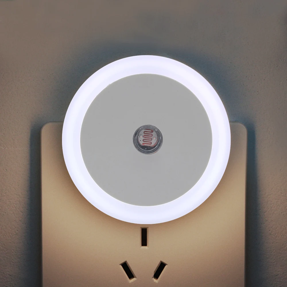 LED Night Lights EU/US Plug Round Small Night Light Sensor Lamp Home Bedroom Lights for Bathroom Toilet Hallway Stairs Lighting
LED Night Lights EU/US Plug Round Small Night Light Sensor Lamp Home Bedroom Lights for Bathroom Toilet Hallway Stairs Lighting