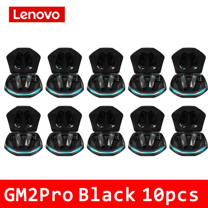 Original Lenovo GM2Pro 10Pcs Bluetooth 5.3 TWS Wireless Headset LED Lights Gamer Headphones Low-Latency HD Call Touch Control
Original Lenovo GM2Pro 10Pcs Bluetooth 5.3 TWS Wireless Headset LED Lights Gamer Headphones Low-Latency HD Call Touch Control