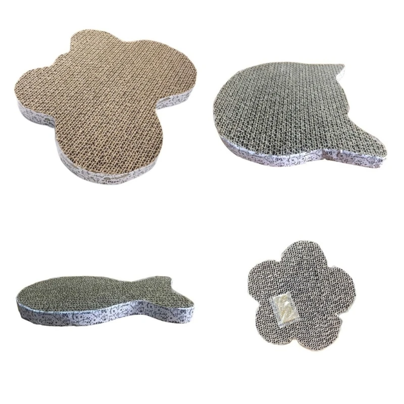 

Mini Multiple Shape Cat Scratching Board Toy Funny Claw Grinder Corrugated Paper Wear-resistant Scratcher Nest for Cats