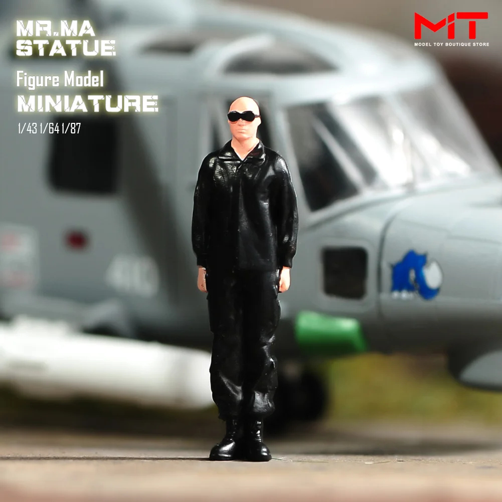 

Miniatures Figurine 1/87 1/64 1/43 1/24 Modern Soldier Man Figures Model Creative Photography Scene Props For Cars Model