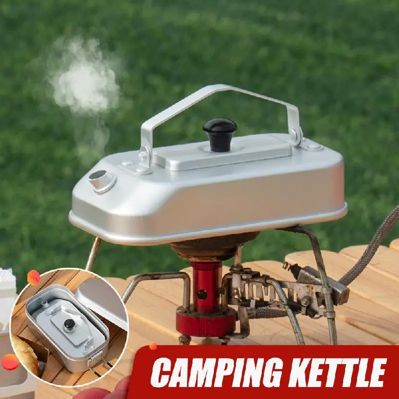 New Portable Camping Tea Kettle Aluminum Alloy Camping Boiling Water Pot with Handle Outdoor Cookware for Hiking Fishing Picnic
New Portable Camping Tea Kettle Aluminum Alloy Camping Boiling Water Pot with Handle Outdoor Cookware for Hiking Fishing Picnic