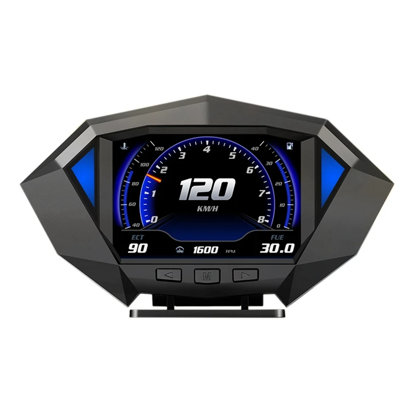 

Car HUD Head Up Display Dual System Car Hud GPS OBDII Speedometer Projetor Over Speeding Alarm RPM Indicator For Car