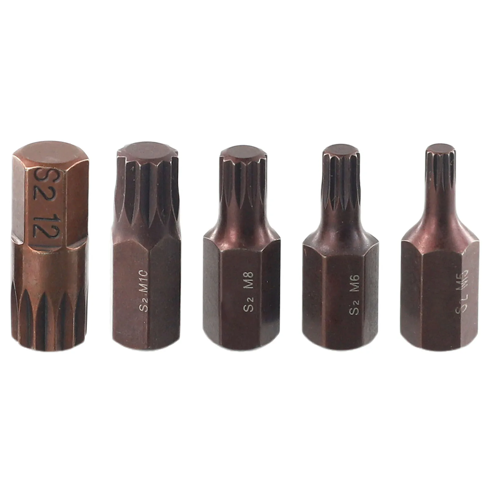 10mm Hex Shank Star Screwdriver Bit 5pcs/set Magnetic Alloy Steel High Precision M5/M6/M8/M10/M12 High Quality
10mm Hex Shank Star Screwdriver Bit 5pcs/set Magnetic Alloy Steel High Precision M5/M6/M8/M10/M12 High Quality
