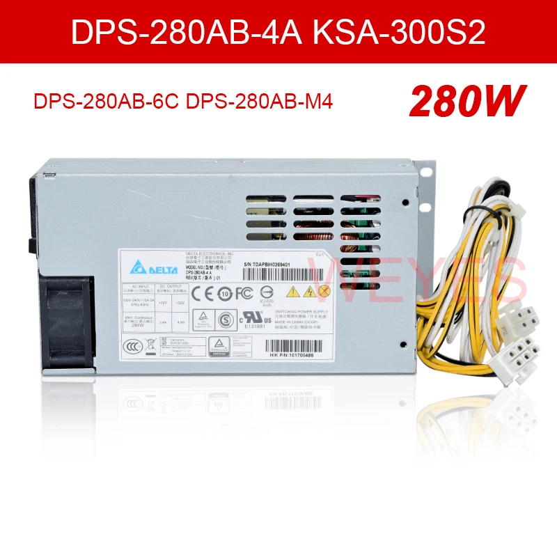 

DPS-280AB-4A KSA-300S2 Used PSU For CWT POE 1U 7708N 7908N 7716N 7916N 7932N 280W Power Supply DPS-280AB-6C DPS-280AB-M4