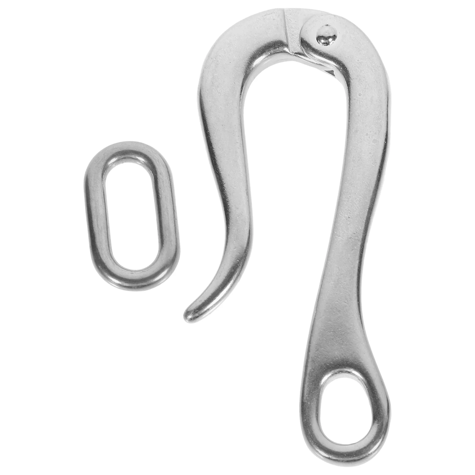3pcs Stainless Steel Quick Release Hook Durable Goose Head Quick Hook Practical Carabiner Buckle for Lifeboat Life
3pcs Stainless Steel Quick Release Hook Durable Goose Head Quick Hook Practical Carabiner Buckle for Lifeboat Life