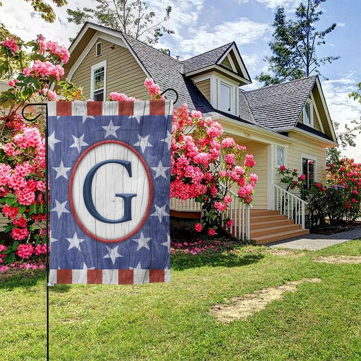America Forever 4th Of July Patriotic Monogram Garden Flag Letter G American Independence Day Outdoor Yard Decorative USA Flag
America Forever 4th Of July Patriotic Monogram Garden Flag Letter G American Independence Day Outdoor Yard Decorative USA Flag