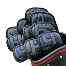 10Pcs New Magnetic Closure Golf Head Covers Iron Set Protector Wedge Cover Number 3-9 ASP Golf Training Equipment Accessories
10Pcs New Magnetic Closure Golf Head Covers Iron Set Protector Wedge Cover Number 3-9 ASP Golf Training Equipment Accessories