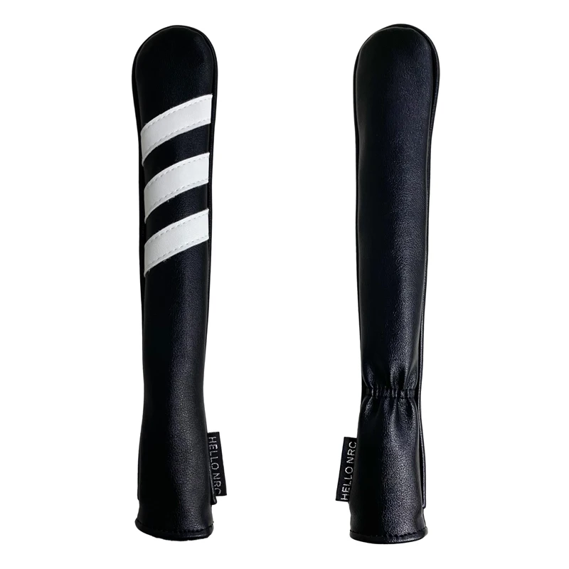 Golf Alignment Rod Cover Striped Case Holder Headcover PU Leather for Aiming Exercise Training Aid Head Protection Accessories Golf Alignment Rod Cover Striped Case Holder Headcover PU Leather for Aiming Exercise Training Aid Head Protection Accessories