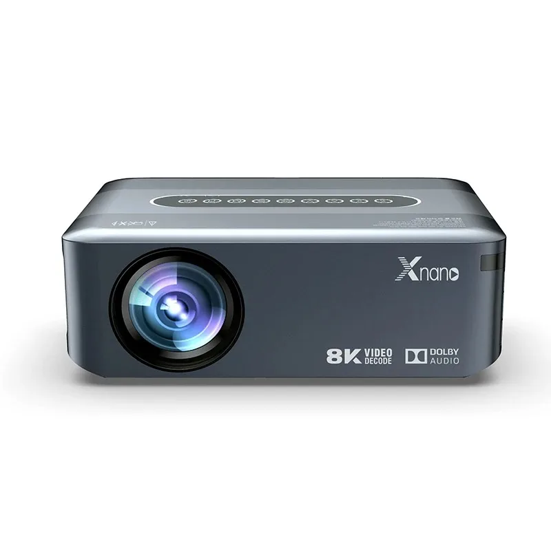

X1 Home Theater Projector Native 1920*1080P Android 9.0 8K Decoding Portable Projectors OEM ODM Original LED LCD Gray Android 9