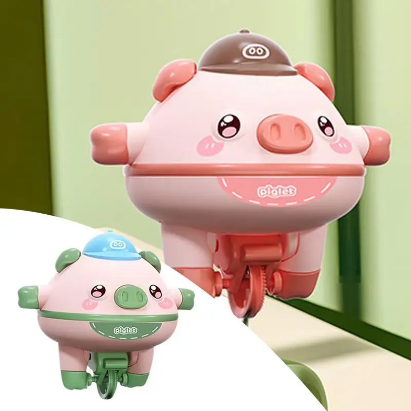 

Balanced Pig Toys Cute Pig Walking Tightrope Fingertip Gyroscope Spinner Car Tightrope Walking Pig Gyroscope Toy for Girls and