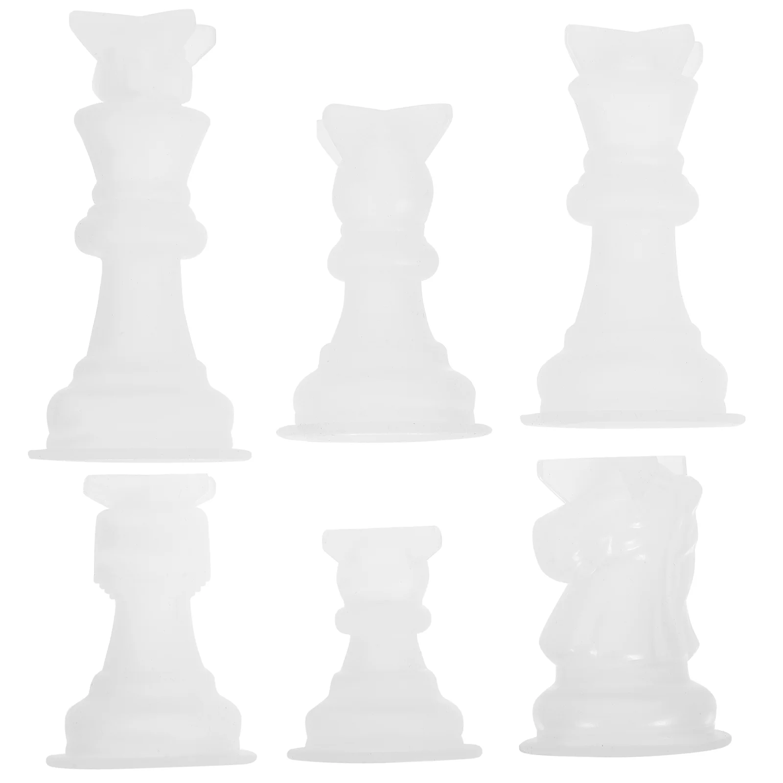 6 Pcs Chess Mold Fondant Molds DIY Decor Silicone Epoxy Shape Making Three-dimensional
6 Pcs Chess Mold Fondant Molds DIY Decor Silicone Epoxy Shape Making Three-dimensional