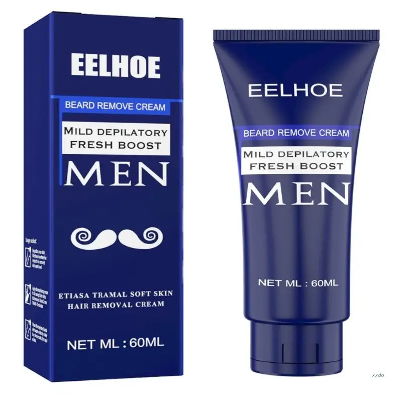 EELHOE Men's Beard Hair Removal Cream 60ml Effective Painless Depilatory Cream Suitable for Face Underarms Legs Chest Arms
EELHOE Men's Beard Hair Removal Cream 60ml Effective Painless Depilatory Cream Suitable for Face Underarms Legs Chest Arms