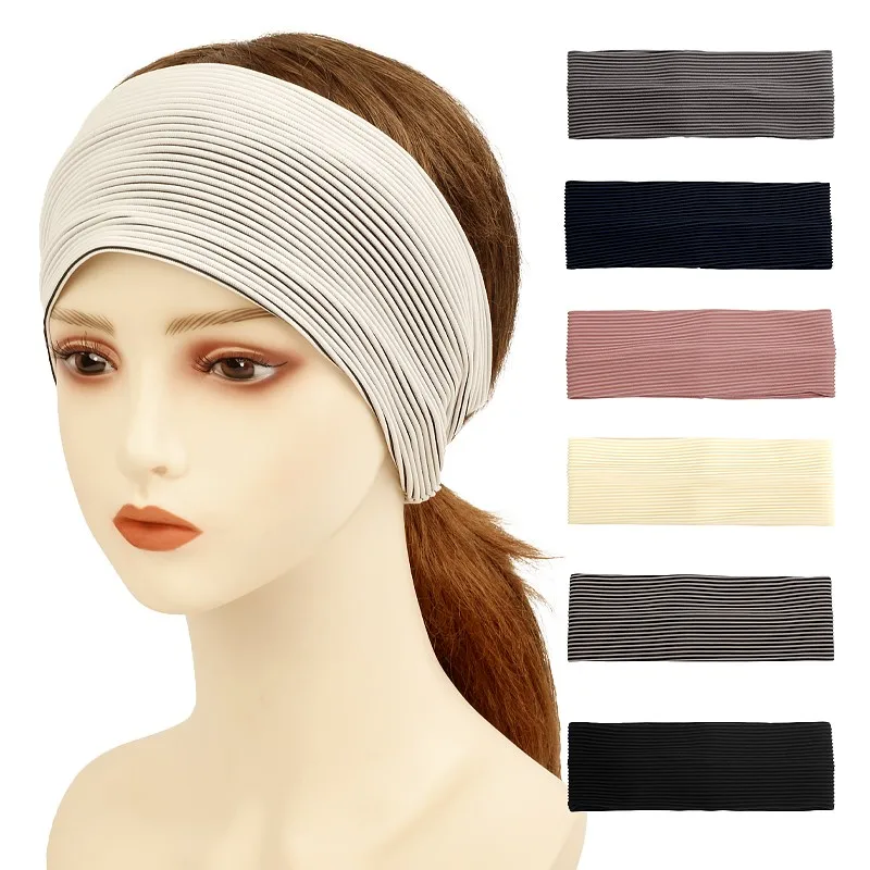 Women Boho Stretch Knitted Striped Headband Solid Color Sport Yoga Hair Accessories Elastic Hair Bands Hairband
Women Boho Stretch Knitted Striped Headband Solid Color Sport Yoga Hair Accessories Elastic Hair Bands Hairband