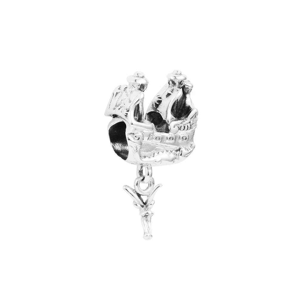 Spirit Captain Hook’s Pirate Ship Beads for Jewelry Making Collier Sterling Silver Couple Pendant S925 Bracelets Valentine's Day 
Spirit Captain Hook’s Pirate Ship Beads for Jewelry Making Collier Sterling Silver Couple Pendant S925 Bracelets Valentine's Day