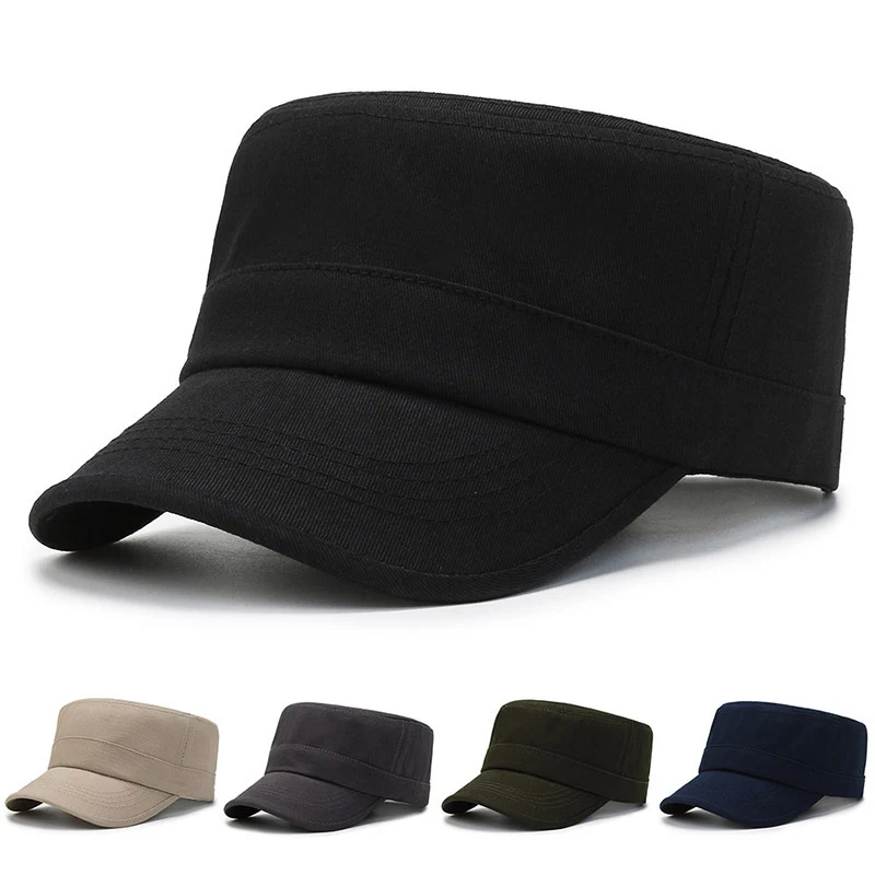Unisex Cotton Outdoor Military Caps Quick Drying Men Breathable Cadet Cap Flat Top Hat Cycling Running Sport Cap Baseball Cap
Unisex Cotton Outdoor Military Caps Quick Drying Men Breathable Cadet Cap Flat Top Hat Cycling Running Sport Cap Baseball Cap