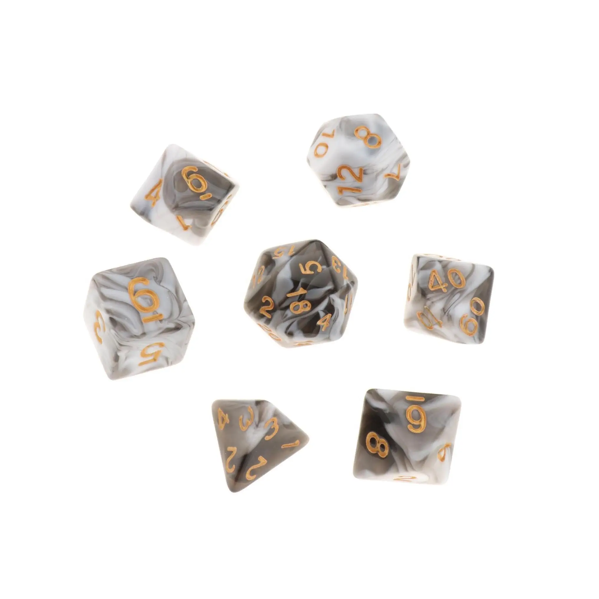 2/3/5 Polyhedral Dice Board Games Double-Colors Family Games for Dnd Rpg Mtg White Black
2/3/5 Polyhedral Dice Board Games Double-Colors Family Games for Dnd Rpg Mtg White Black