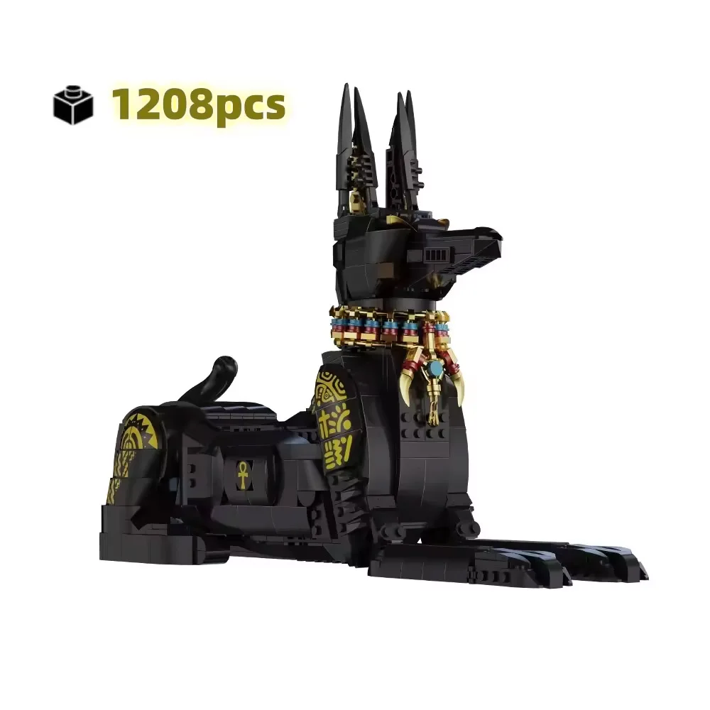 NEW IDEAS 1208pcs MOC Creativity Egypt Pharaoh Hound Building Blocks Assembling dog Bricks Model Toys for Children Gift Set NEW IDEAS 1208pcs MOC Creativity Egypt Pharaoh Hound Building Blocks Assembling dog Bricks Model Toys for Children Gift Set