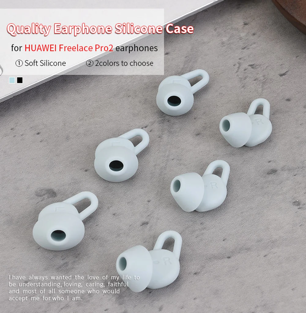 6Pcs Silicone Ear Tips for Freelace Pro2 Earbuds Eartips Freelace Pro 2 Earphone Tips headphones Earplugs 6Pcs Silicone Ear Tips for Freelace Pro2 Earbuds Eartips Freelace Pro 2 Earphone Tips headphones Earplugs