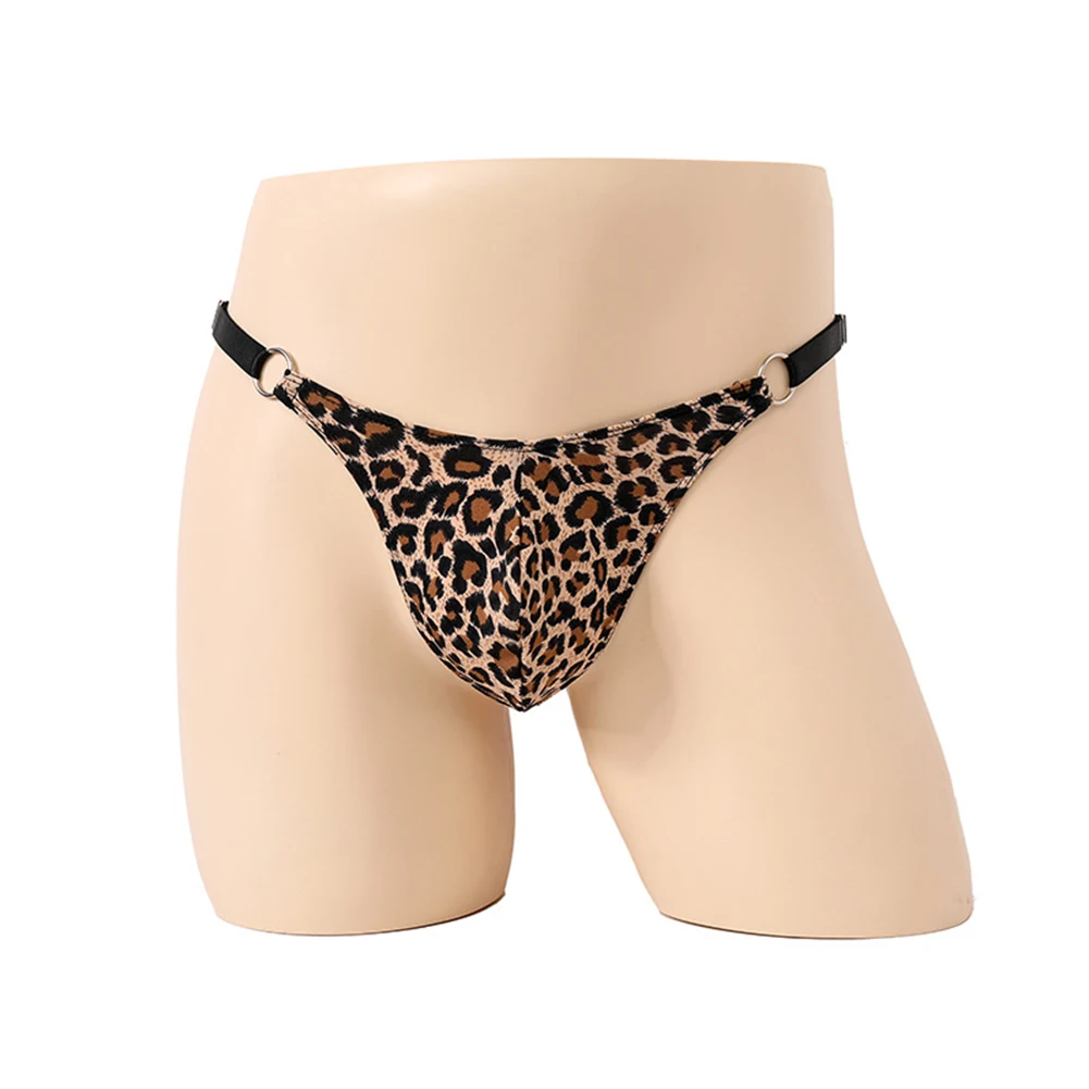 Men's Sexy Lingerie Leopard Thong G-string Adult Male Underwear Erotic Lace Jockstrap Pouch T-back Briefs Sensual Hombre Panties
Men's Sexy Lingerie Leopard Thong G-string Adult Male Underwear Erotic Lace Jockstrap Pouch T-back Briefs Sensual Hombre Panties