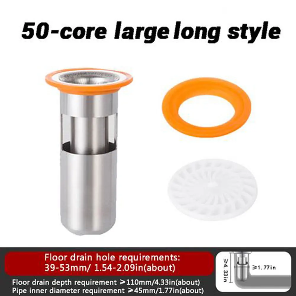 Bathroom Floor Drain Stainless Steel Deodorant Floor Drain Rust-Resistant Anti-Odor Drain for Bathroom Toilet Sewer Drain
Bathroom Floor Drain Stainless Steel Deodorant Floor Drain Rust-Resistant Anti-Odor Drain for Bathroom Toilet Sewer Drain