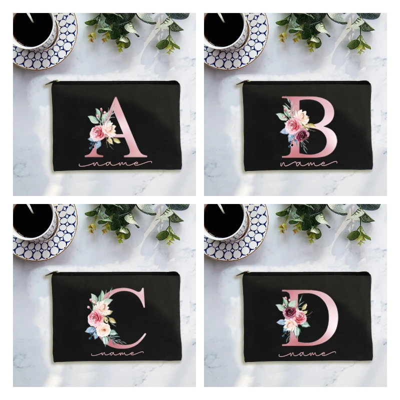 Custom Personalized Name Cosmetic Storage Bag Ladies Simple Makeup Bag Pink Letters Print Cosmetic Bag Makeup Bags Wholesale
Custom Personalized Name Cosmetic Storage Bag Ladies Simple Makeup Bag Pink Letters Print Cosmetic Bag Makeup Bags Wholesale