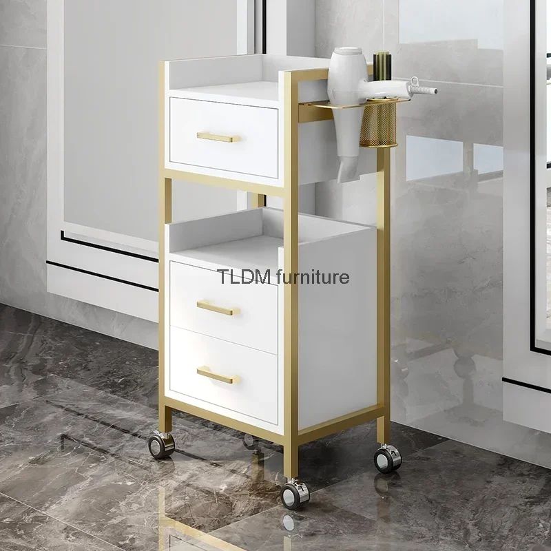 Portable Hairdressing Trolley Rolling Storage Utility Salon Trolley Aesthetic Drawers Werkzeugwagen Salon Furniture MQ50TC 
Portable Hairdressing Trolley Rolling Storage Utility Salon Trolley Aesthetic Drawers Werkzeugwagen Salon Furniture MQ50TC