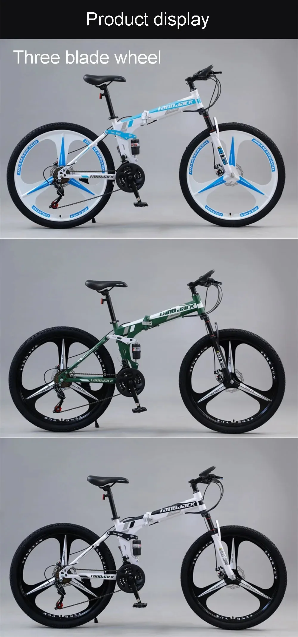aldult MenWomen student,Portable folding bicycle,Mountain bike,Double disc brake,High carbon steel frame,26inch,21/24/27/30speed aldult MenWomen student,Portable folding bicycle,Mountain bike,Double disc brake,High carbon steel frame,26inch,21/24/27/30speed