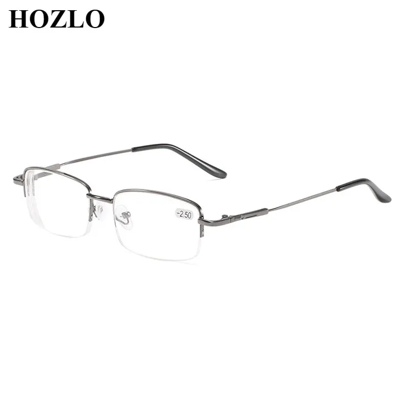 

Men Metal Semirim Reading Glasses Magnifier Women Presbyopia Eyeglasses Hyperopia Spectacles Positive Diopters +1.0~+4.0