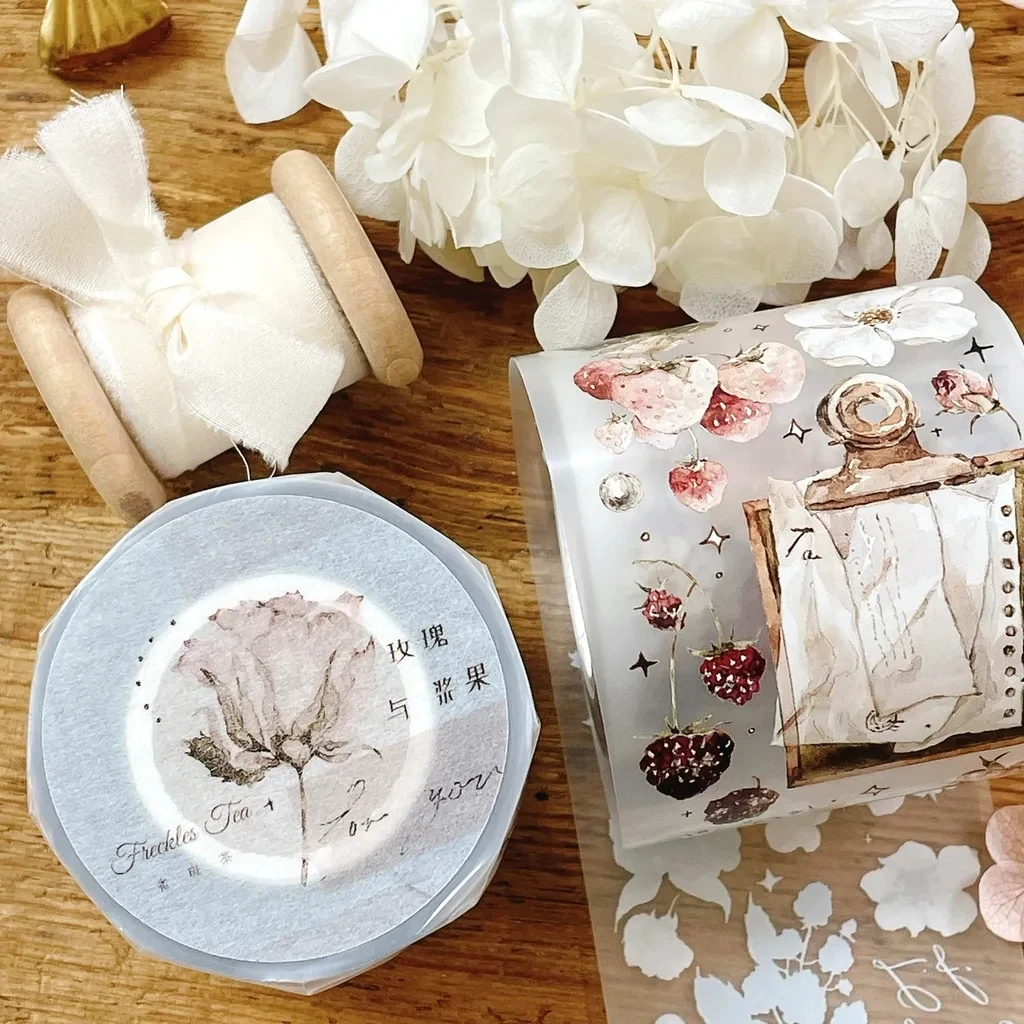 Freckles Tea Vol. 02 Vintage Berry Rose Floral Washi PET Tape for Planner Card Making DIY Scrapbooking Plan Decorative Sticker
Freckles Tea Vol. 02 Vintage Berry Rose Floral Washi PET Tape for Planner Card Making DIY Scrapbooking Plan Decorative Sticker