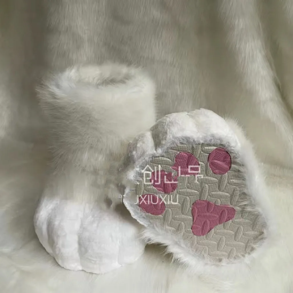 Kigurumi Fursuit Costume Foot Cat Claw Furry Outdoor Shoes Two-Dimensional Fox Fur cosplay Cat Beast Shoes Original Furry Cheap
Kigurumi Fursuit Costume Foot Cat Claw Furry Outdoor Shoes Two-Dimensional Fox Fur cosplay Cat Beast Shoes Original Furry Cheap