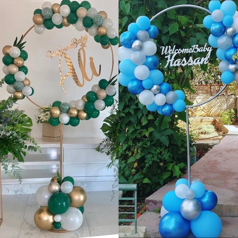 

Round Balloon Arch Stand for Wedding Kids Birthday Party Decoration Balloons Hoop Holder Baby Shower Favors Christmas Decor