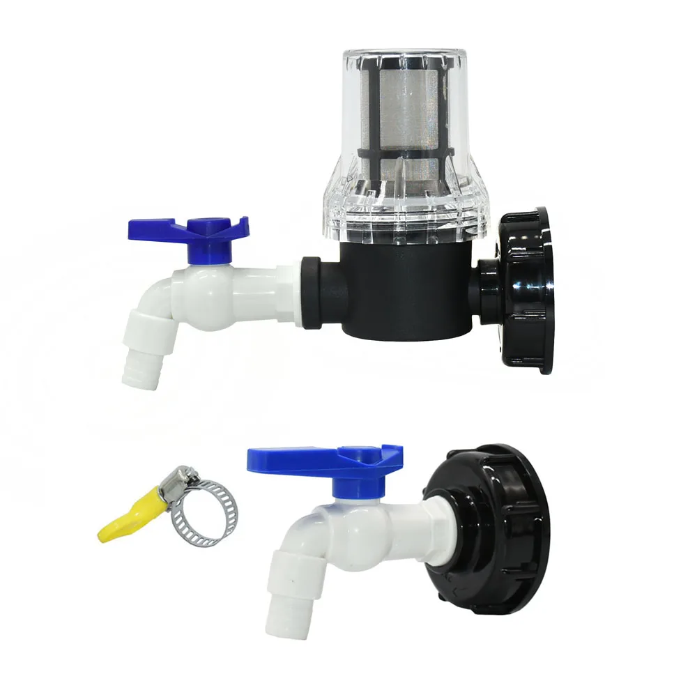 IBC Tank Tap Adapter Filter S60 x 16mm 5/8" Garden Hose Connector Faucet Ball Valve For 1000 Liter Outdoor Rain Barrel Fitting
IBC Tank Tap Adapter Filter S60 x 16mm 5/8" Garden Hose Connector Faucet Ball Valve For 1000 Liter Outdoor Rain Barrel Fitting