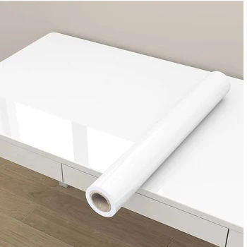 진주빛 흰색 대리석 접촉 종이 비닐 자체 접착 물 및 내화 벽지, 스토브 껍질 및 스틱 장식 스티커 상품 이미지